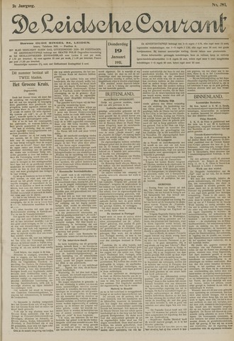 Leidsche Courant 1911-01-19