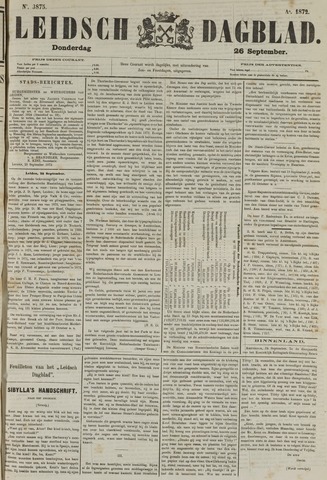 Leidsch Dagblad 1872-09-26
