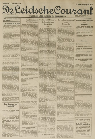 Leidsche Courant 1939-01-17