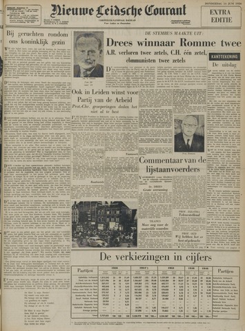 Nieuwe Leidsche Courant 1956-06-14