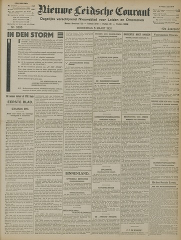 Nieuwe Leidsche Courant 1931-03-05