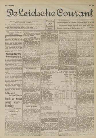 Leidsche Courant 1909-12-29