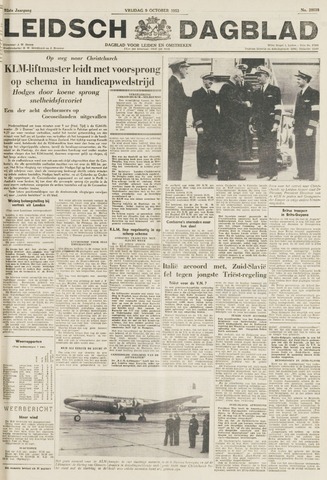 Leidsch Dagblad 1953-10-09