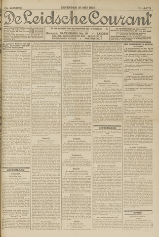 Leidsche Courant 1924-05-31