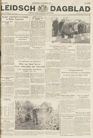 Leidsch Dagblad 1953-10-29