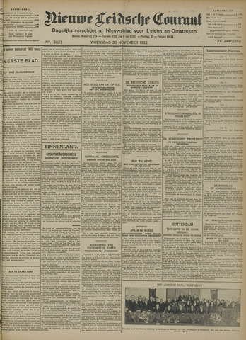 Nieuwe Leidsche Courant 1932-11-30