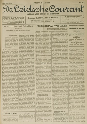 Leidsche Courant 1933-07-25