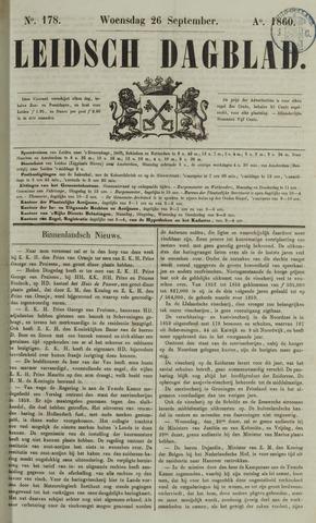 Leidsch Dagblad 1860-09-26