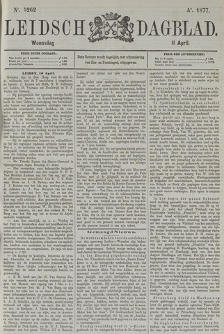 Leidsch Dagblad 1877-04-11