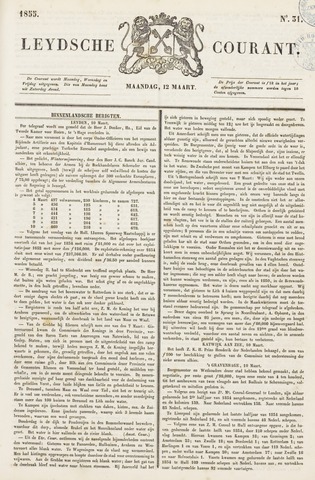 Leydse Courant 1855-03-12
