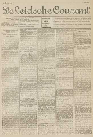 Leidsche Courant 1911-11-29