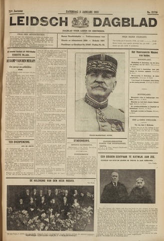 Leidsch Dagblad 1931-01-03