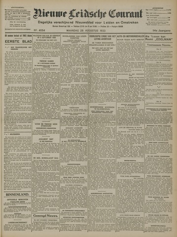 Nieuwe Leidsche Courant 1933-08-28