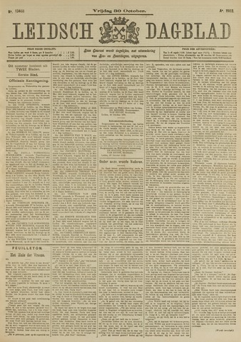 Leidsch Dagblad 1903-10-30