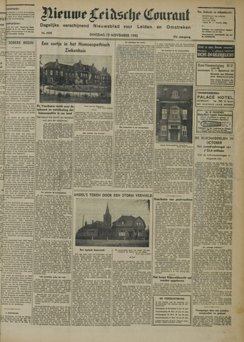 Nieuwe Leidsche Courant 1940-11-19
