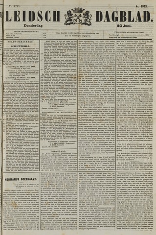 Leidsch Dagblad 1872-06-20
