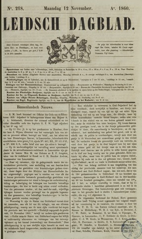 Leidsch Dagblad 1860-11-12