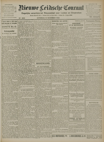 Nieuwe Leidsche Courant 1932-11-12