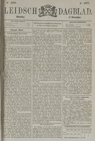 Leidsch Dagblad 1877-11-19
