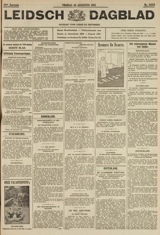 Leidsch Dagblad 1931-08-28
