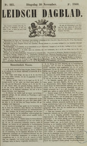 Leidsch Dagblad 1860-11-20