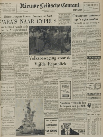 Nieuwe Leidsche Courant 1958-06-13
