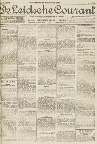Leidsche Courant 1922-08-10