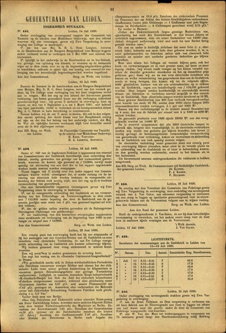 Handelingen van de Raad 1890-07-14
