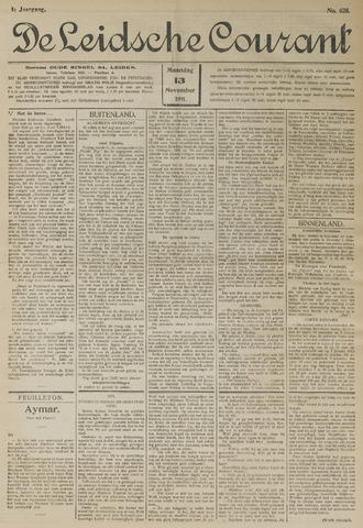 Leidsche Courant 1911-11-13