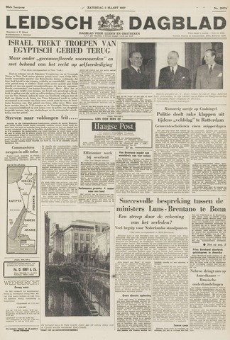 Leidsch Dagblad 1957-03-02