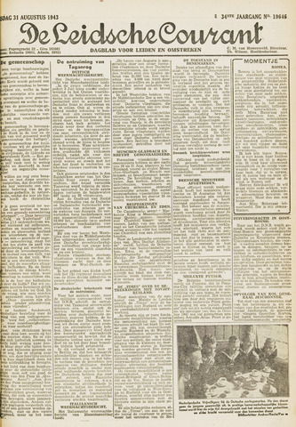 Leidsche Courant 1943-08-31