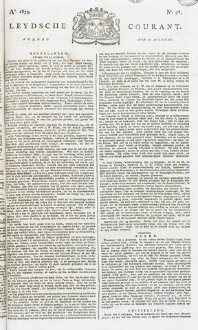 Leydse Courant 1833-08-16