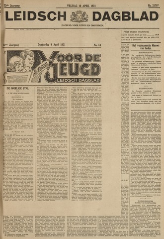Leidsch Dagblad 1931-04-10