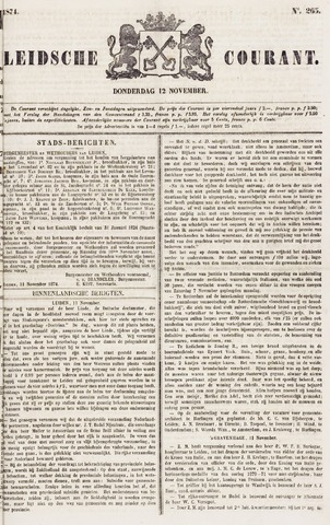 Leydse Courant 1874-11-12