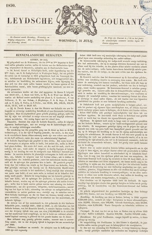 Leydse Courant 1850-07-31