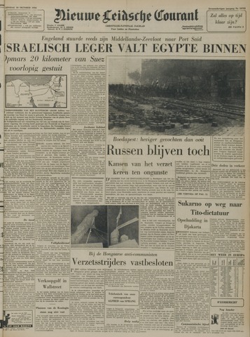 Nieuwe Leidsche Courant 1956-10-30
