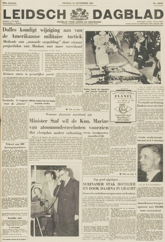 Leidsch Dagblad 1957-09-20