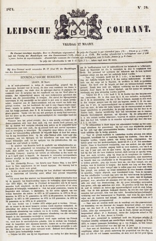 Leydse Courant 1874-03-27