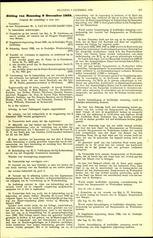 Handelingen van de Raad 1929-12-09