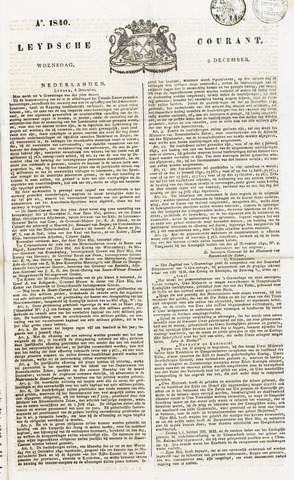 Leydse Courant 1840-12-09