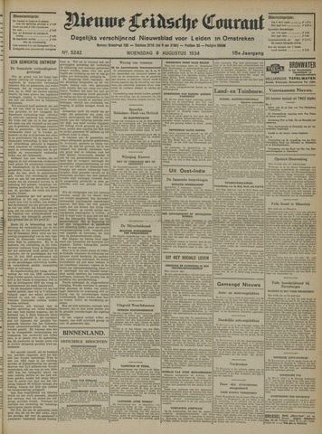 Nieuwe Leidsche Courant 1934-08-08
