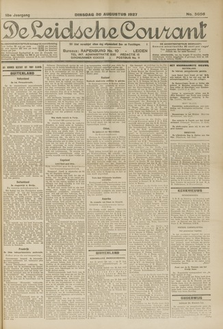 Leidsche Courant 1927-08-30