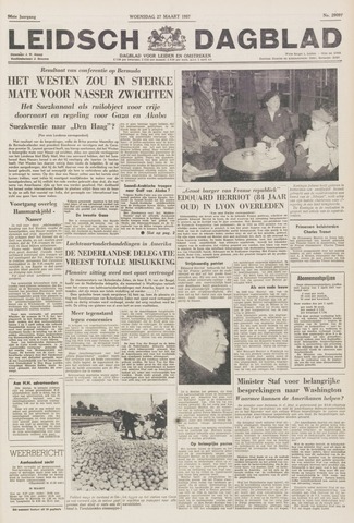 Leidsch Dagblad 1957-03-27