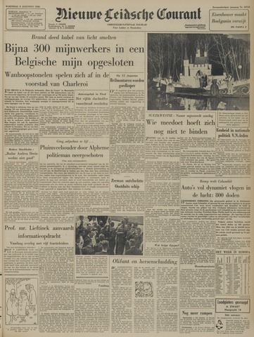 Nieuwe Leidsche Courant 1956-08-08