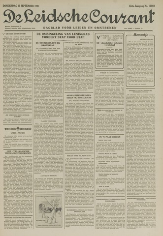 Leidsche Courant 1941-09-25