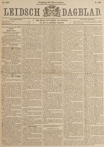 Leidsch Dagblad 1898-12-30