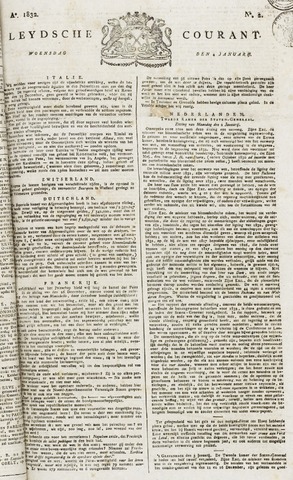 Leydse Courant 1832-01-04