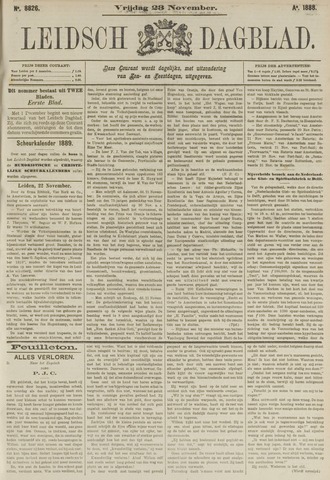 Leidsch Dagblad 1888-11-23