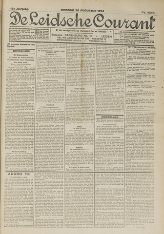 Leidsche Courant 1924-08-26