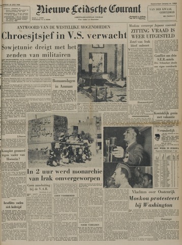 Nieuwe Leidsche Courant 1958-07-22